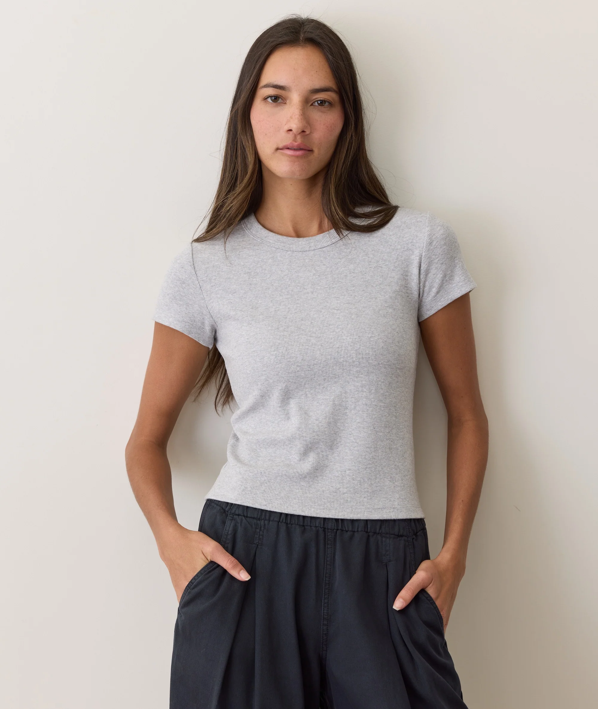 Lexi Rib Sun-In Crew Tee - Image 2